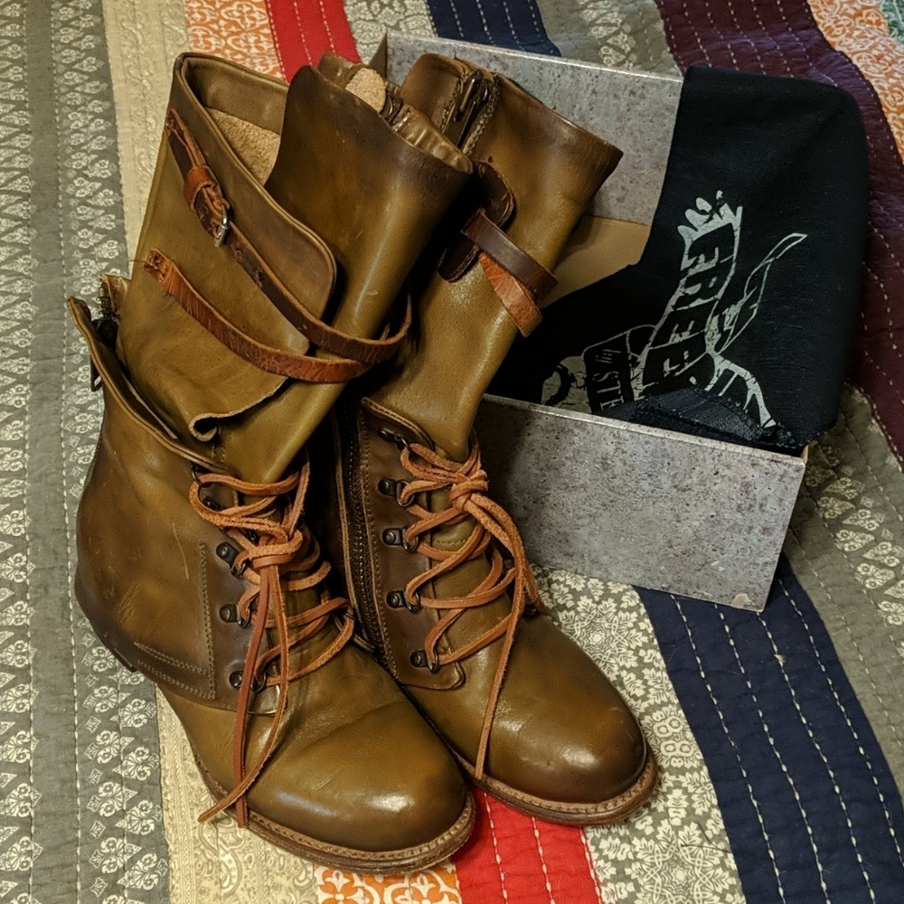 Freebird Ravi sz 11 green boots